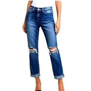 🇺🇸 L'Agence Olga high rise cuffed cigarette jean